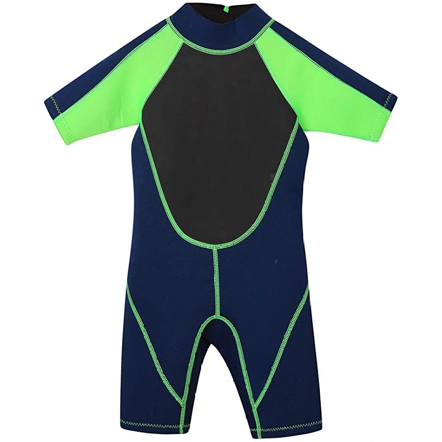 Short Sleeve Youth 3mm Scuba Diving Suits Neoprene Surfing Wetsuit