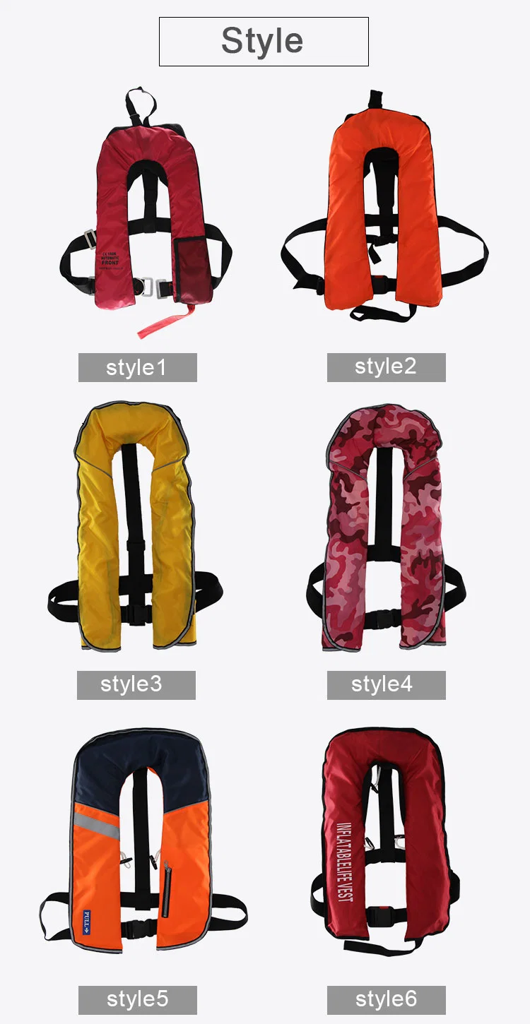33G CO2 Cylinder Manual and Automatic Type Inflatable Life Jacket