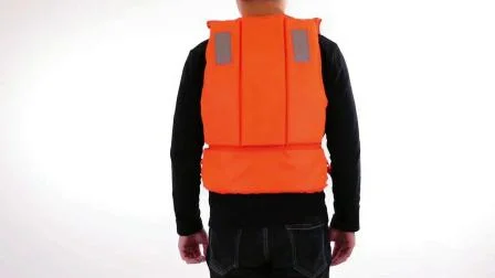 Factory Supplying Cheap Foam Orange Work Life Jacket