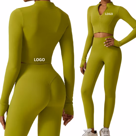 Men Long Sleeve Rash Guard and Pants Set Sports Compression Slim Fit Quick Dry Workout Wear Wyz18555
