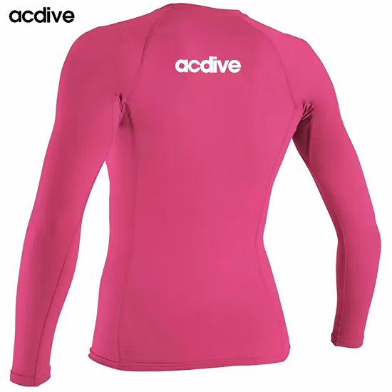 Women Long Sleeve Upf+ Customized Surfing Swimming Rash Guard