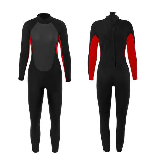Custom Logo Women 1mm Diving Surfing Swimming Quick Drying Long Sleeve Wetsuit