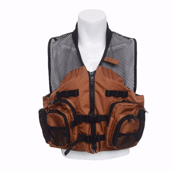 Multifunctional Fishing Vest Universal Safety Life Jacket Waterproof Quick Dry Polyester Mesh Outdoor Survival Men Women Hiking Fishing Jackets Bl15358