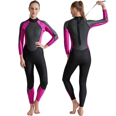 Women′s 3mm Diving Snorkeling & Wetsuit in Premium High Stretch Neoprene Fabric