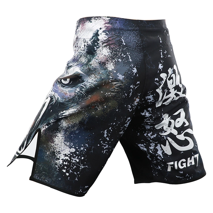Custom Wholesale for Men with Slits Sublimation Printed No Gi Bjj Fight MMA Grappling Shorts