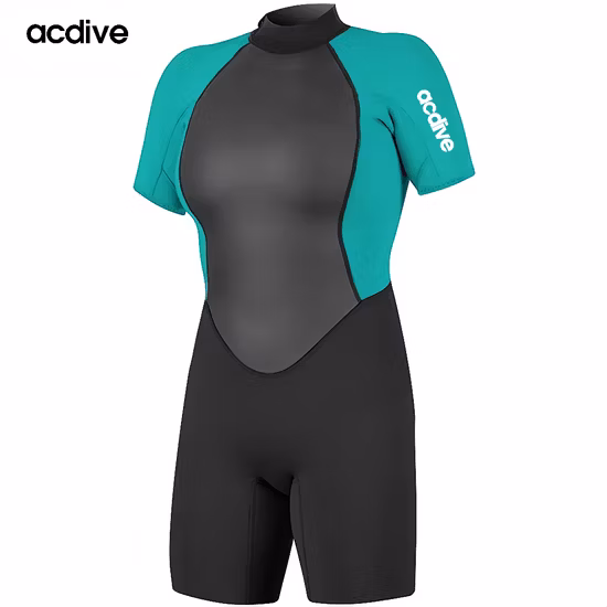 Short Sleeve Youth 3mm Scuba Diving Suits Neoprene Surfing Wetsuit