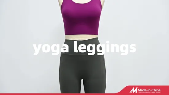 OEM&ODM for Women Sports Yoga Pants High Waist Stretch Bonded Laser Cut Leggings with Pockets Workout Gym Yoga Leggings 