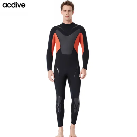 New OEM ODM High Flexible 3mm Shark Skin Neoprene Men Surfing Scuba Diving Thermal Aqua Sports Wetsuit 