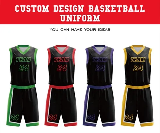 Basketball Training Uniform Youth Style Custom Team Logo Basketball Wear 