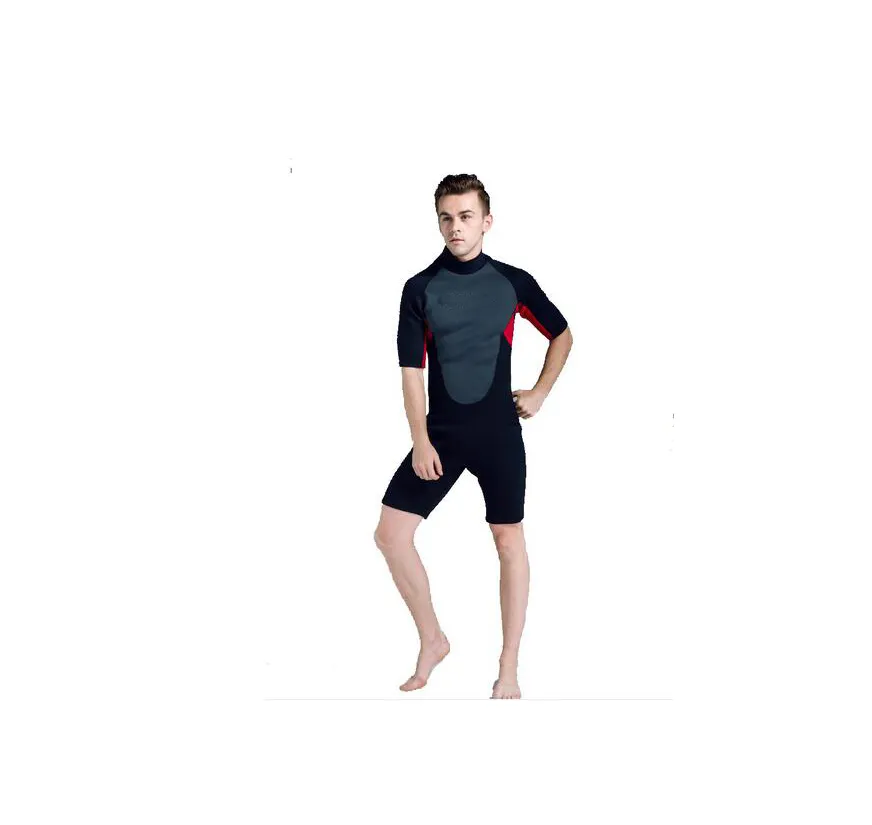 Men Women Lycra Diving Suit Short Leg Wetsuit for Surfing Snorkeling