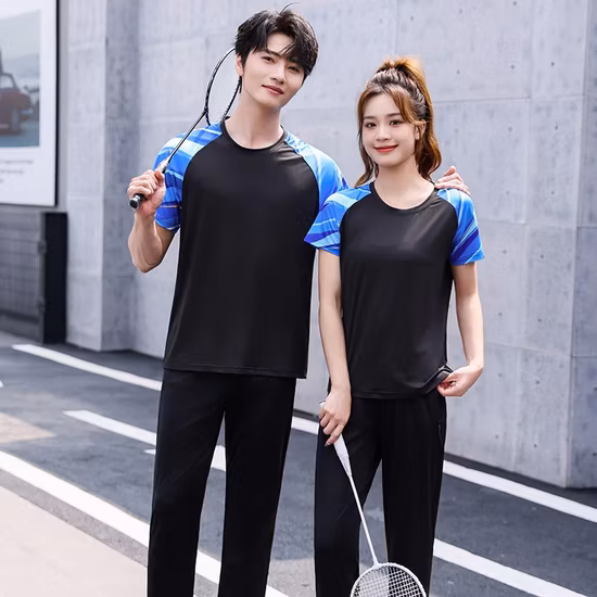 Short Sleeve Blue Lycra Surfing Suit Sportsuit Rash Guards for Men