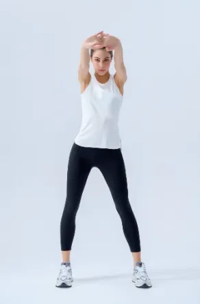 Custom Design Tank Top Exercise and Legging Yoga Set Sports Gym Wear 