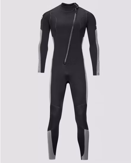 3mm Navy Cr Metarial High Elastic Neoprene Wetsuit for Men