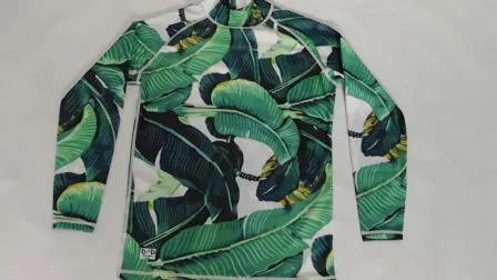 Breathable Lycra Long Sleeve Surfing Rashguard for Lady 