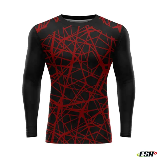 Youth Long Sleeve Sublimation Compression Shirt Men 