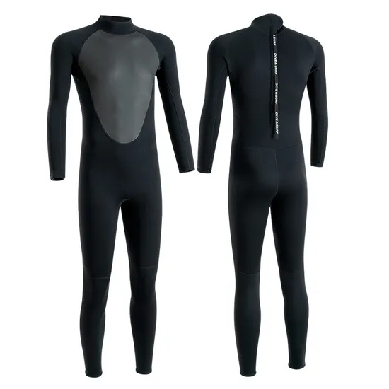 Wetsuit Warm 1.5~3mm Wet Winter Swimming Onepiece Snorkeling Surfing Suit Can Be Worn by Men and Women 