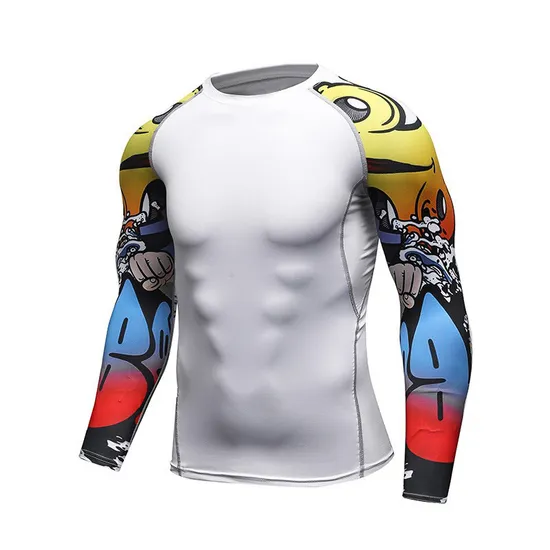 Bjj Sublimation Wholesale Yellow and Black Rash Guard for Men and Women 