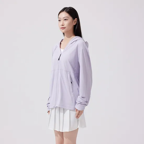 Customizable Branding Summer Outdoor Instant Cooling Technology High Elasticity Women Upf50+ Sun Protection Rash Guard 