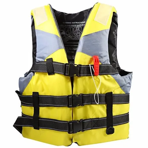 Six Colors Oxford Fabric Women Man Lifejacket Lifesaving Jacket for Water Sports 